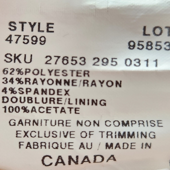 Cleo black and white skirt Size 10 - Picture 5 of 5